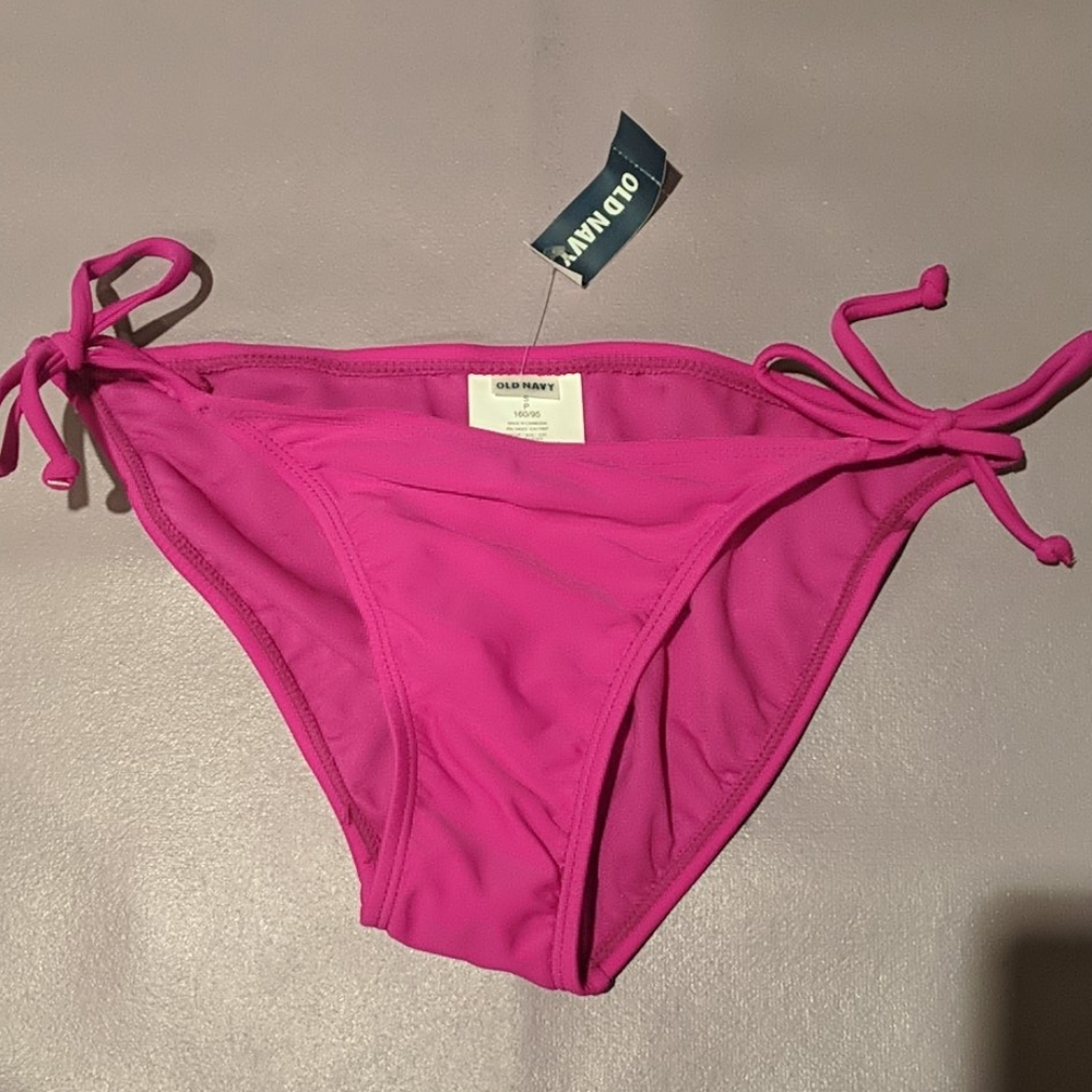 👙Hot pink side-tie bikini bottoms NWT